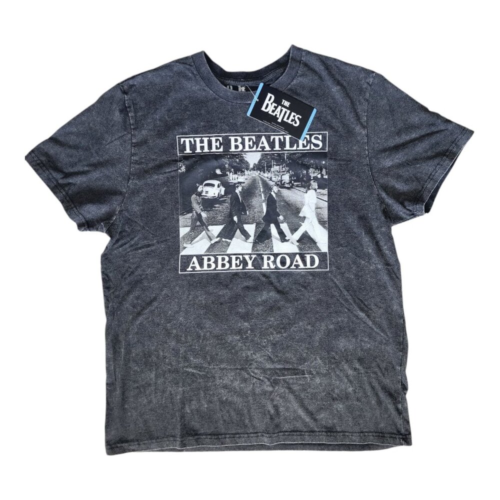 The Beatles Abbey Road Album Cover T Shirt Apple Corps Mens Size Large NEW NWT